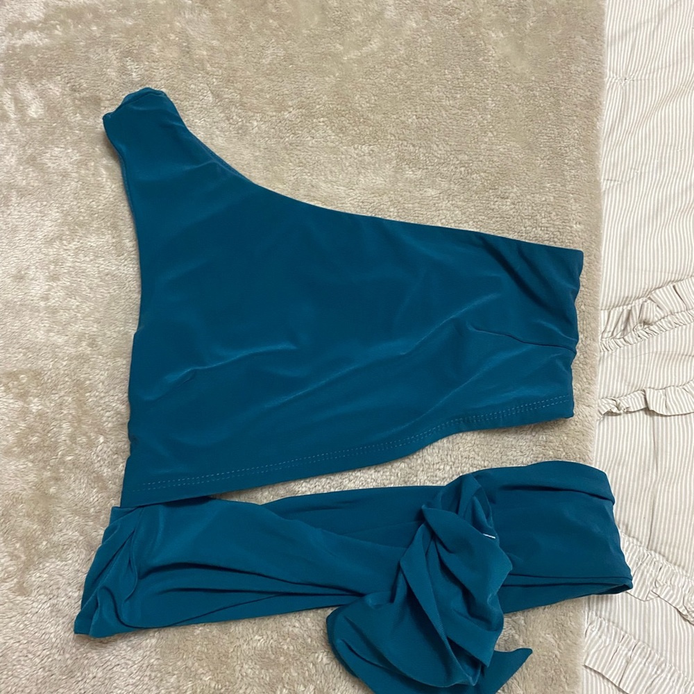 Teal Side Tie Top💙💙💙